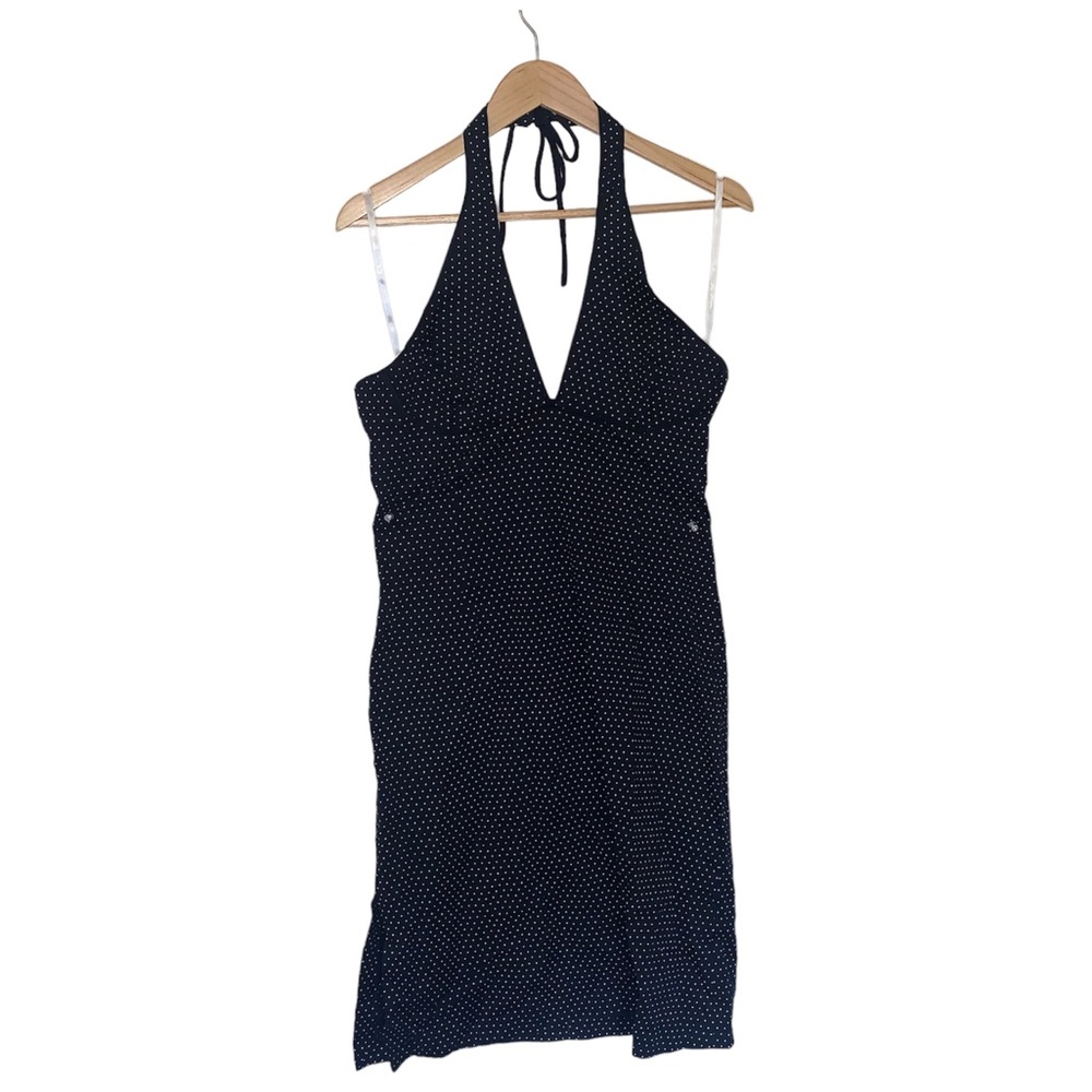 Parallel Size 8 Polkadot 50's Style Halter Mini Dress